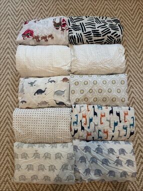 Pottery Barn Kids organic cotton Fitted Crib Sheets